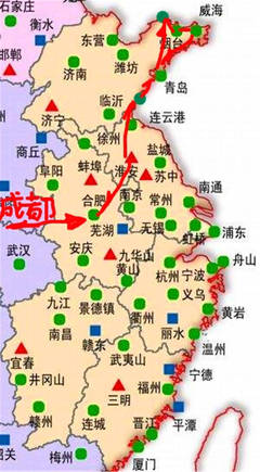 青岛距离成都多少公里