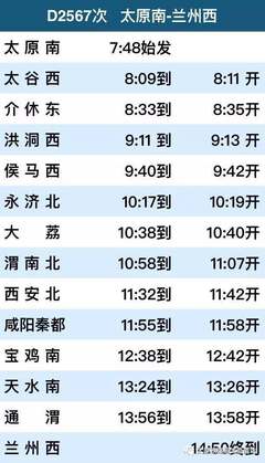 介休到西安动车
