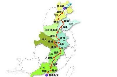 信阳到重庆高铁