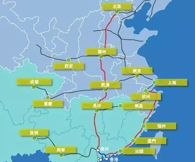 南京到南充高铁