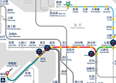 上水站到香港机场