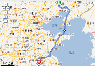 唐山到沈阳多少公里