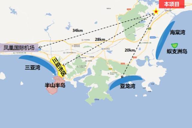 三亚市区到机场有多远