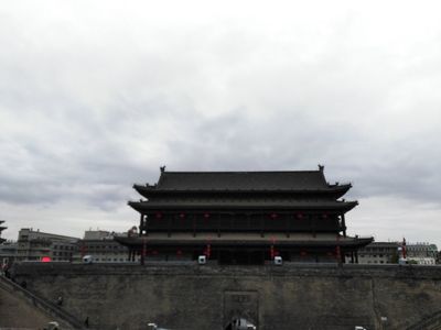 西安城墙距离