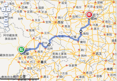 兰州到成都多少公里