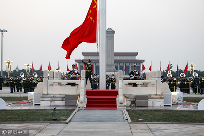 天安门升国旗是几点