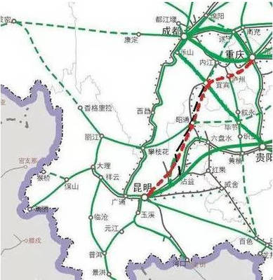 曲靖到成都的高铁