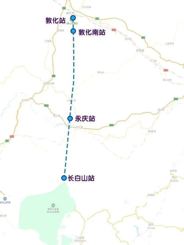 长白山有高铁吗