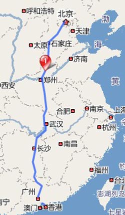 晋城到武汉多少公里