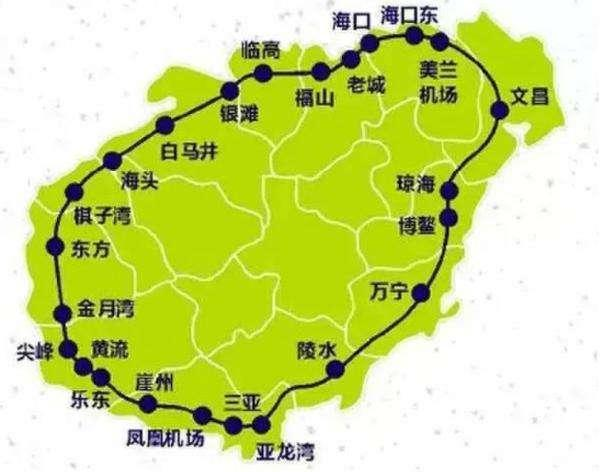 海南岛高铁