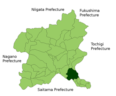 群马县在日本哪里