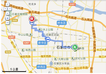 黄石5路车公交路线