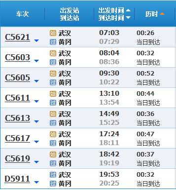 曲阜到武汉高铁
