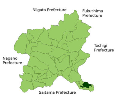 群马县在日本哪里