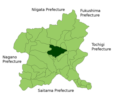 群马县在日本哪里