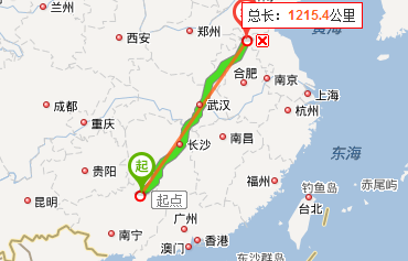 兰州到上海距离