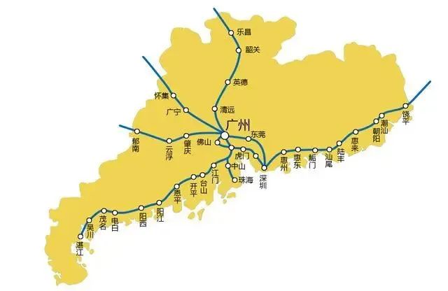 中山到韶关高铁