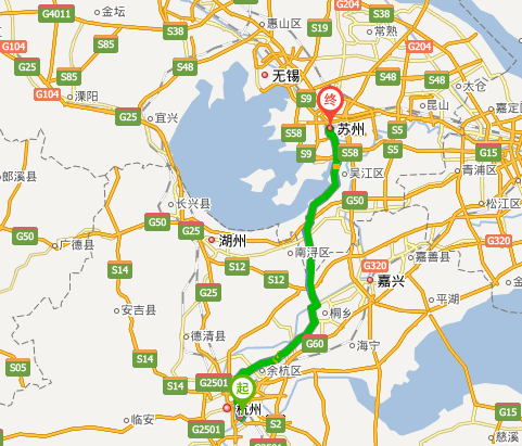 杭州离苏州多远