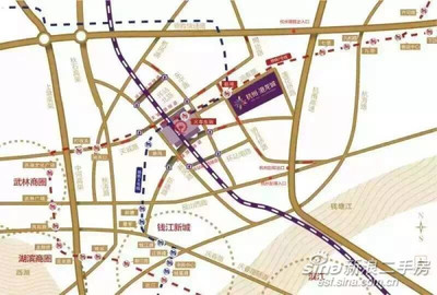 杭州东站附近的商场