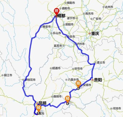 贵州自驾游路线