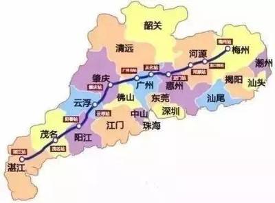 中山到韶关高铁