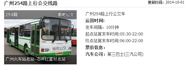 1001路公交车路线
