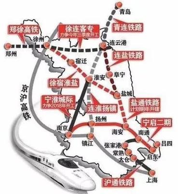 郑州到南通高铁