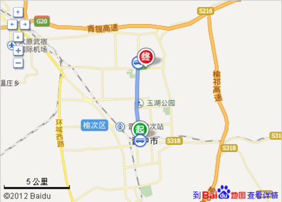 榆次一路车公交路线