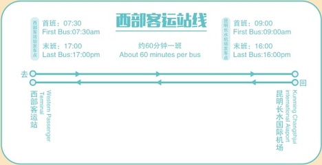 昆明机场大巴线路查询