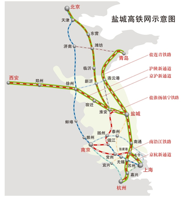 郑州到南通高铁