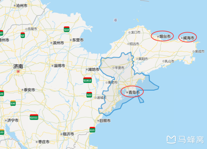 北戴河到青岛