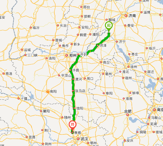 济南到济宁多少公里