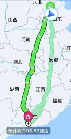 济南到江西多少公里