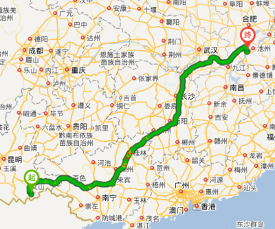 广元到武汉