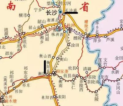 衡阳到湘潭高铁