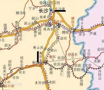 衡阳到湘潭高铁