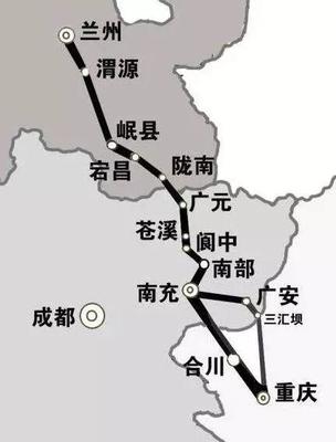 兰州到成都有没有高铁