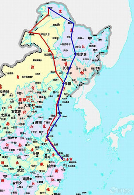 漠河到大连