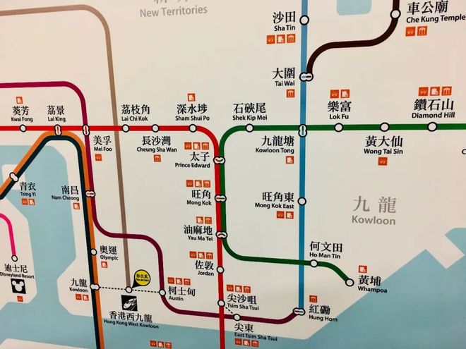 香港沙田地铁站