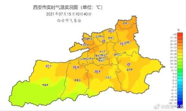 陕西西安气温