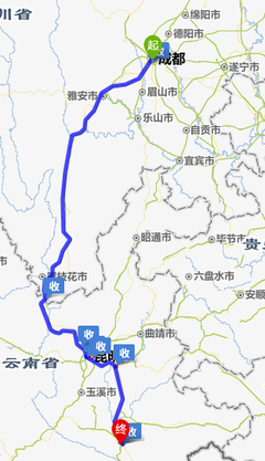 成都到雅安过路费
